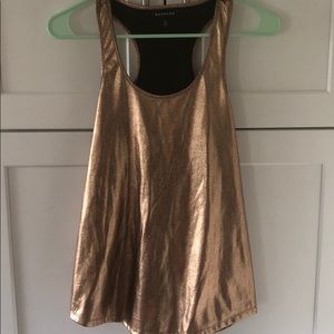 NWOT Rampage bronze shimmer tank size small